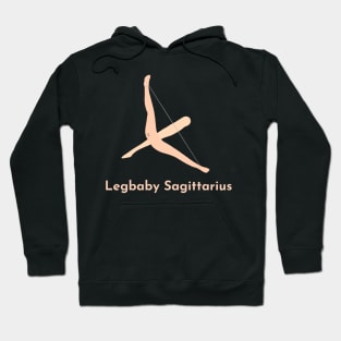 Legbaby Sagittarius | Zodiac | Cute | Funny | Weird | Gift | Minimalist | Star Sign | Astrology | Hoodie